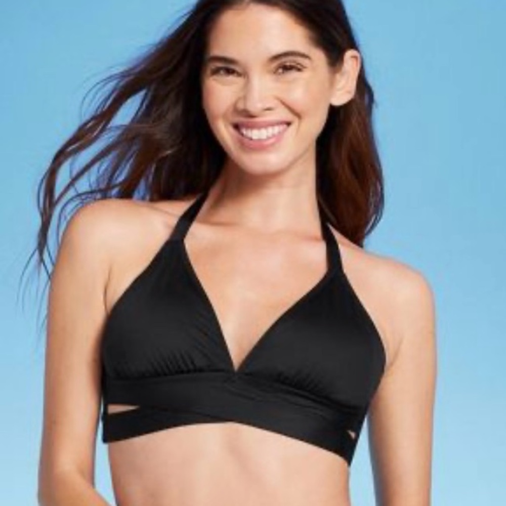 KONA SOL BIKINI TOP. BLACK. SIZE XL